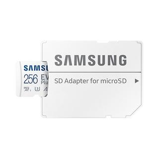 SAMSUNG  EVO Plus SDXC-Karte 256 GB Class 10, Class 10 UHS-I, UHS-I, v30 Video Speed Class A2 