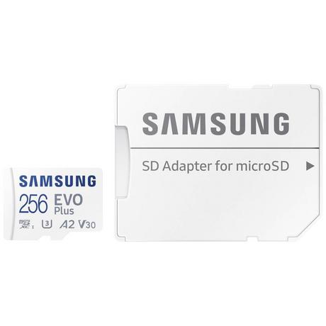 SAMSUNG  Carte mémoire microSD EVO plus 2021 avec adaptateur SD 