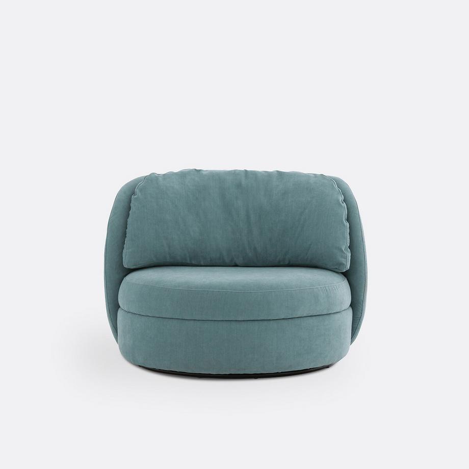 La Redoute Intérieurs Fauteuil pivotant polyester  