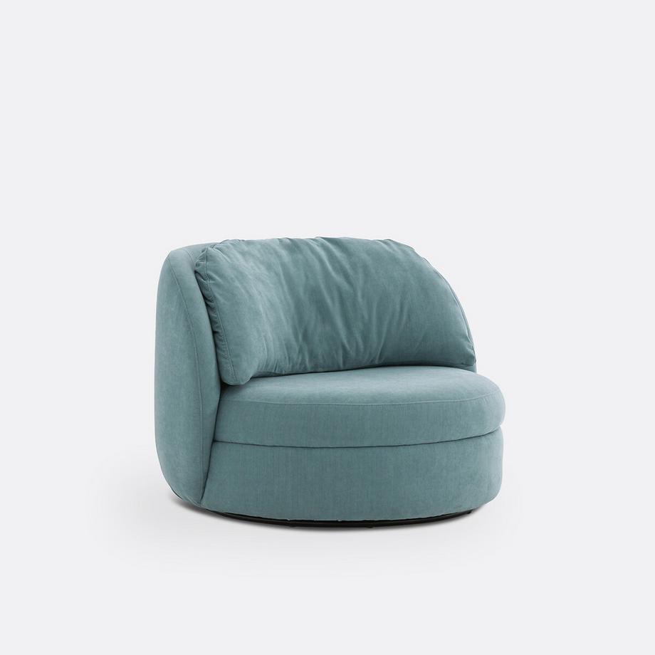 La Redoute Intérieurs Fauteuil pivotant polyester  