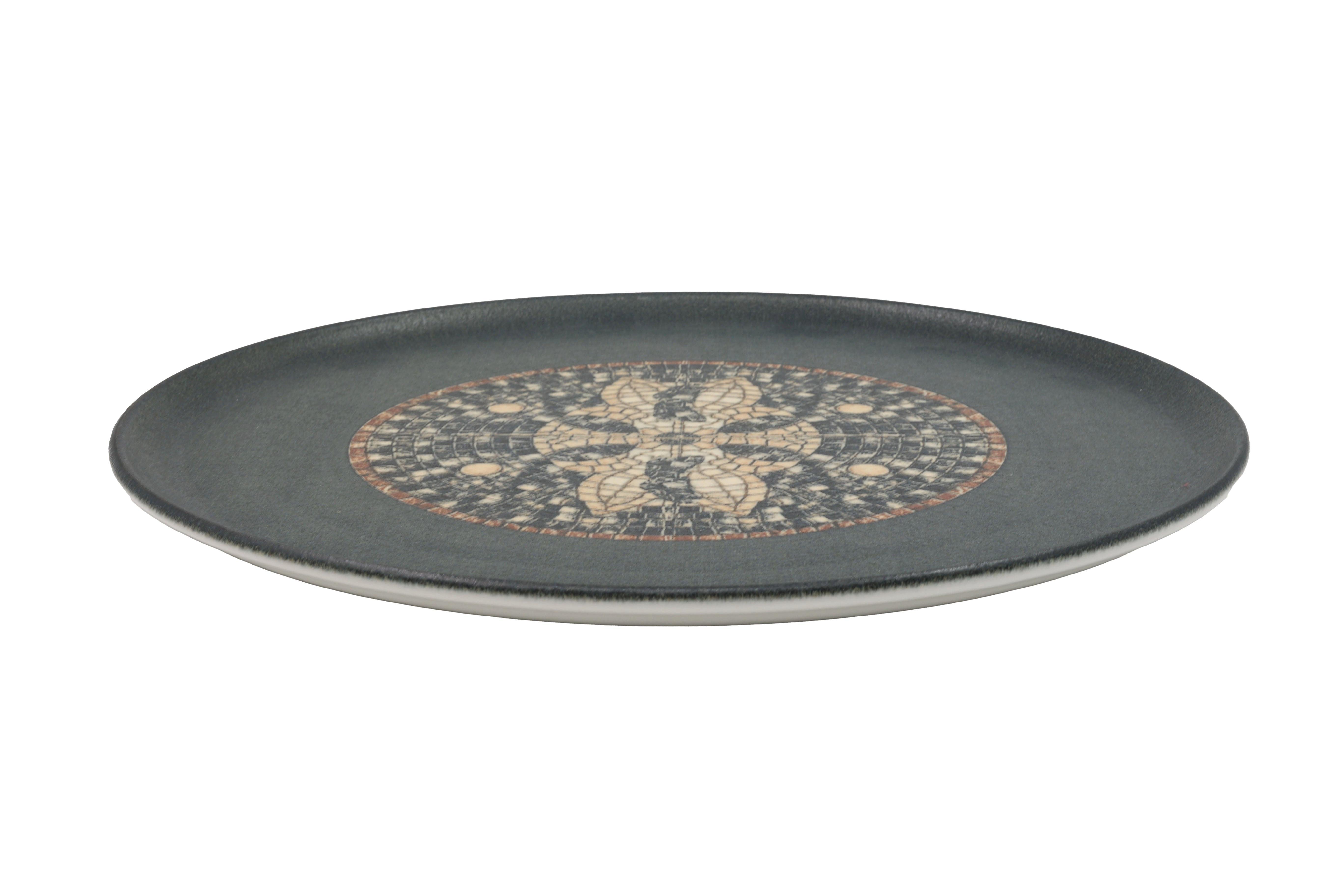 Bonna Assiette à Pizza - Mesopotamia -  Porcelaine - lot de 2  