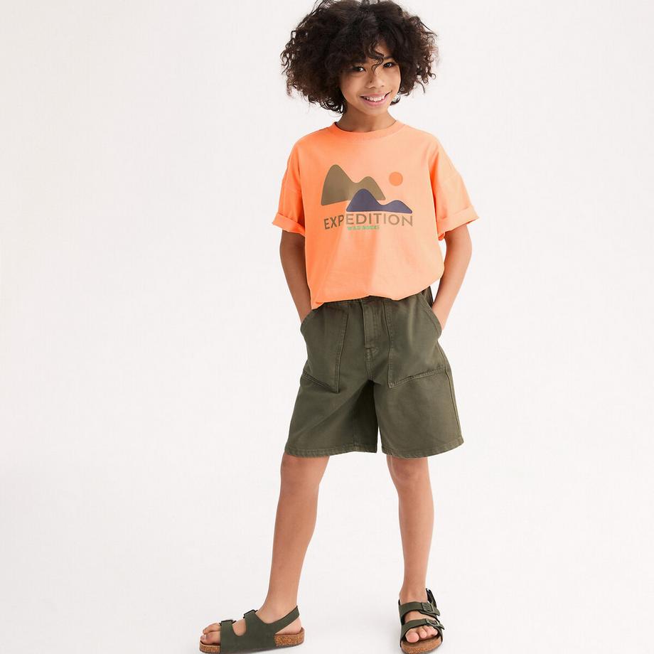 Bermuda-Shorts mit Dehnbund