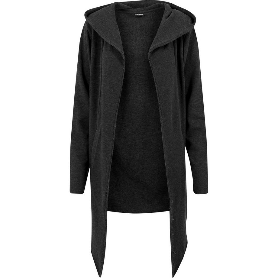 jacke in großen größen urban classic long hooded cardigan