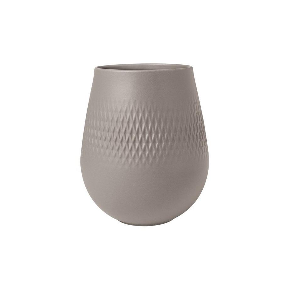Vase Carré klein Manufacture Collier taupe