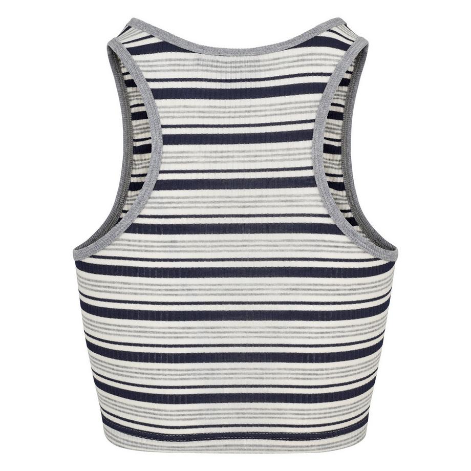 URBAN CLASSICS Stripe Racerback Crop Top  