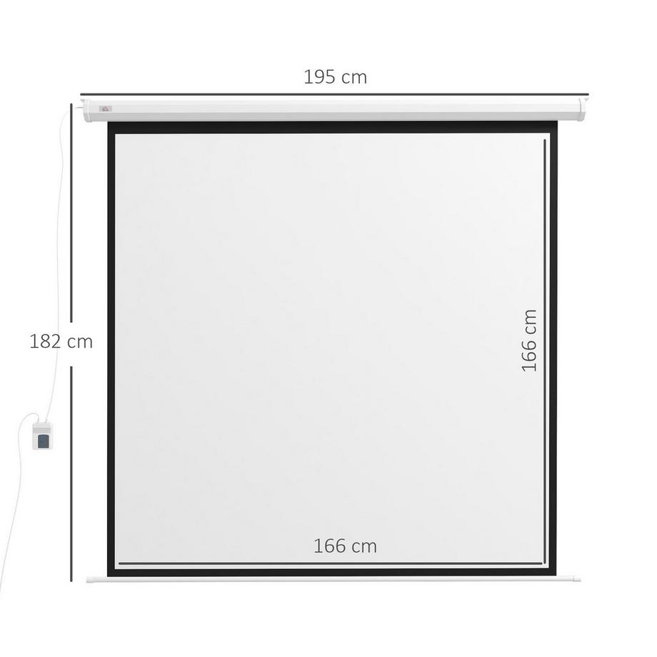 HOMCOM  Écran de projection 