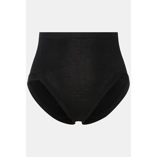 Ulla Popken  Culotte taille haute, en jersey de coton. Cuisses échancrées pour un haut niveau de confort, même lorsque vous restez longtemps assise. 