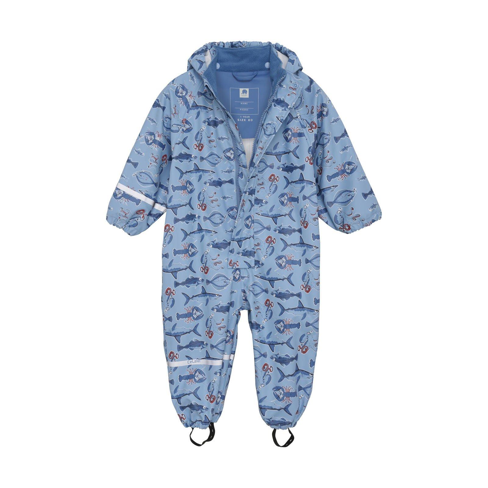 Celavi  Jungen Regenoverall Federal Blue 