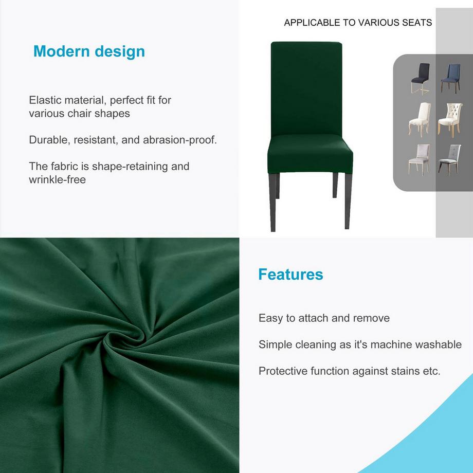 Intirilife  Intirilife 1x Elastischer Stuhlhusse Stuhlüberzug 