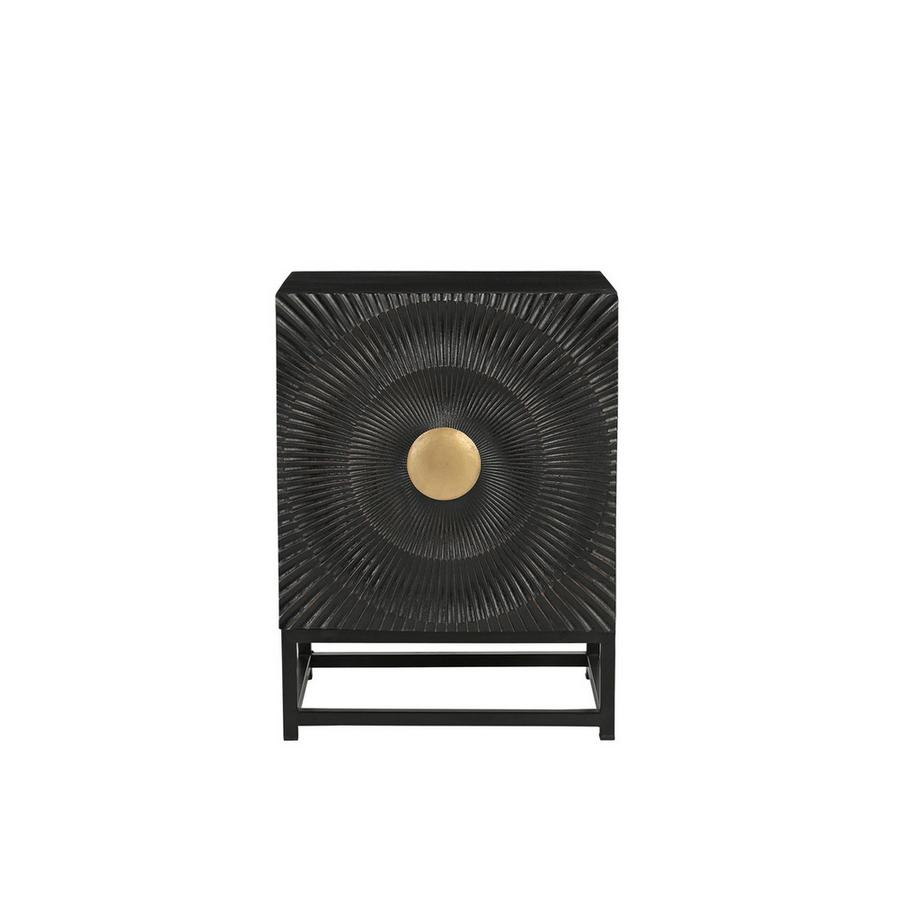 Table de nuit Onyx noir 45x60