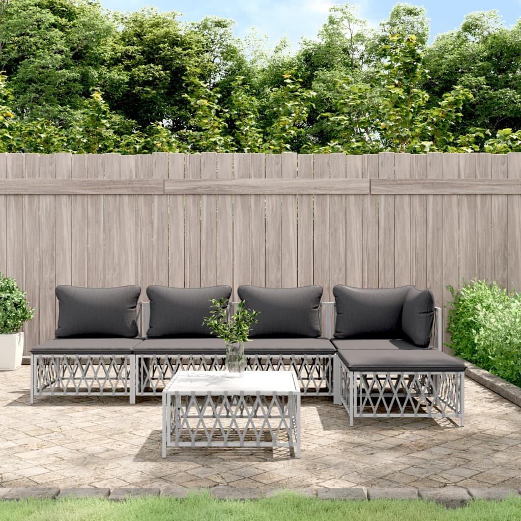 VidaXL Garten lounge set stahl  