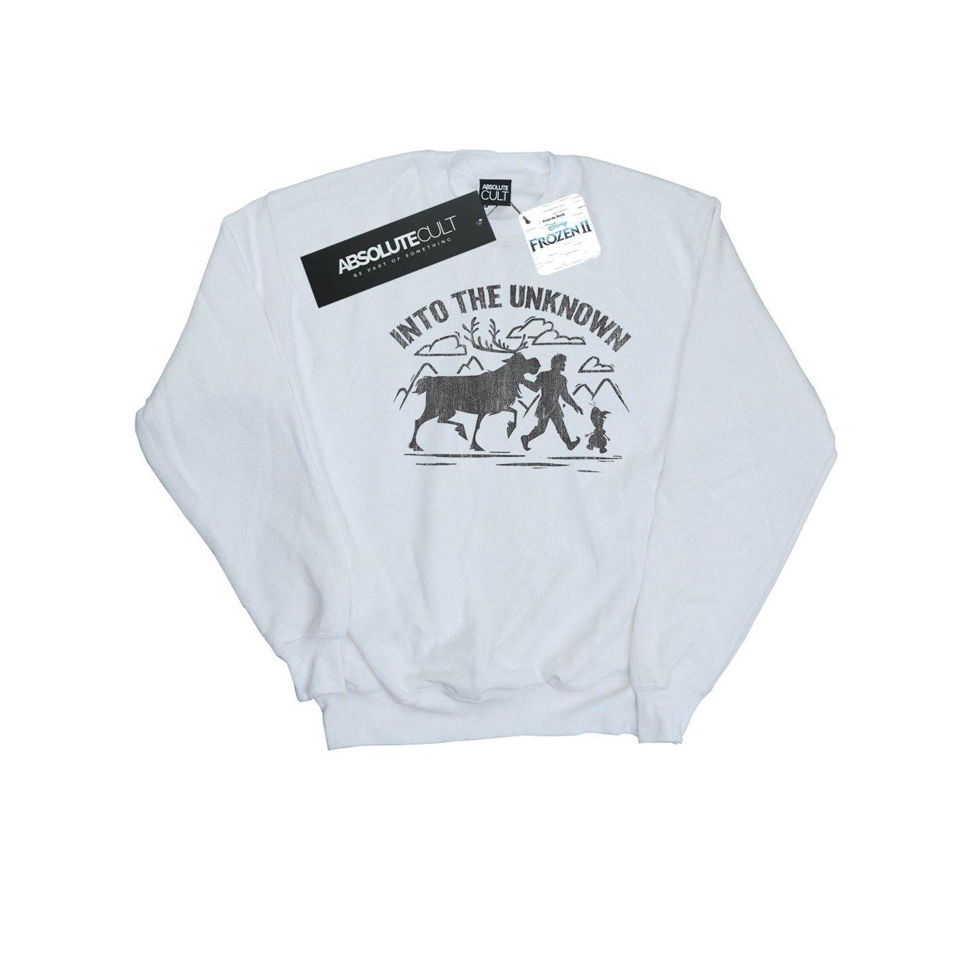 Image of Frozen 2 Into The Unknown Sweatshirt Unisex Weiss 116