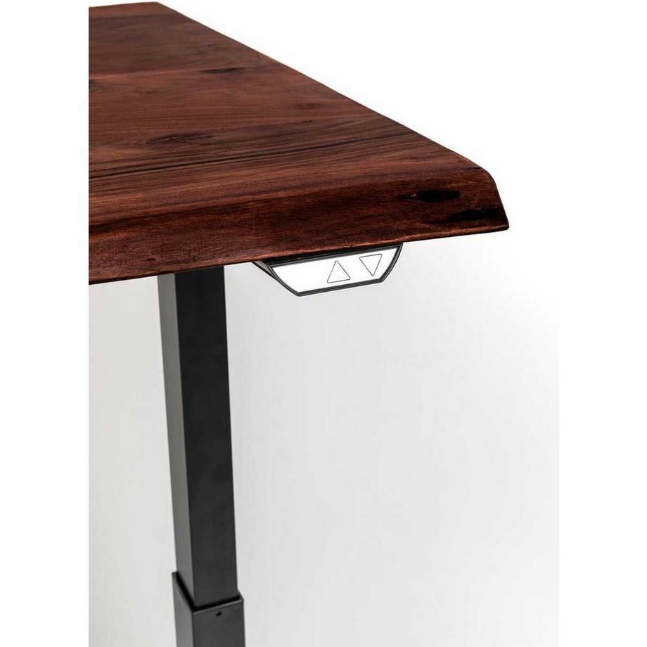 KARE Design Schreibtisch Office Harmony höhenverstellbar Dunkel 180x90  