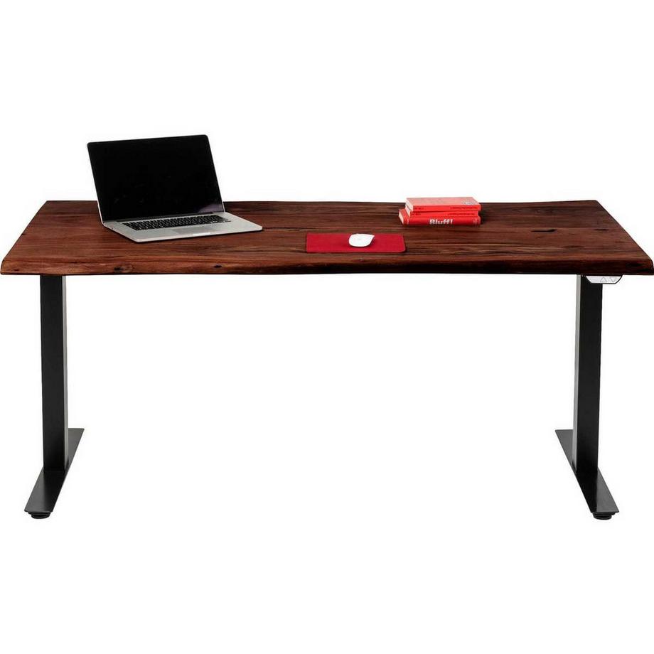 KARE Design Schreibtisch Office Harmony höhenverstellbar Dunkel 180x90  