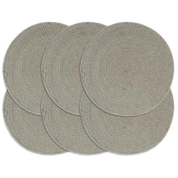 Napperons  pcs rond coton coton