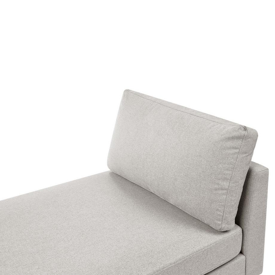 Beliani Chaiselongue aus Stoff Minimalistisch ARCHIANE  
