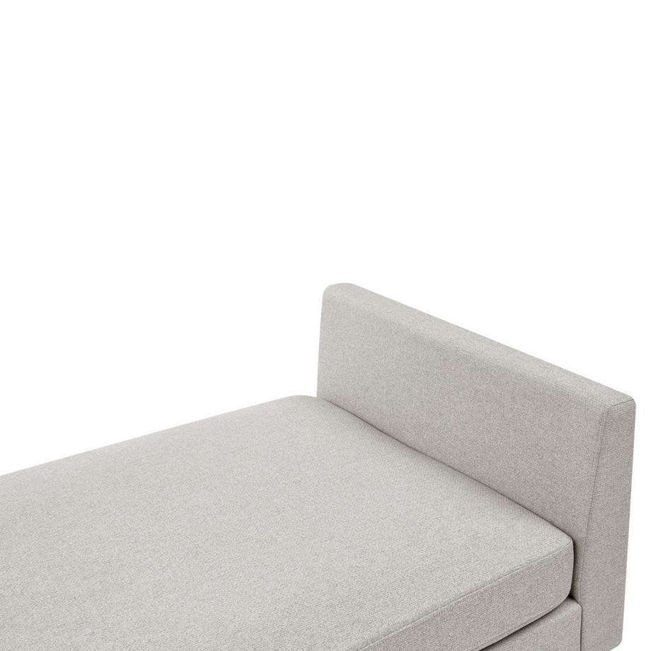 Beliani Chaiselongue aus Stoff Minimalistisch ARCHIANE  