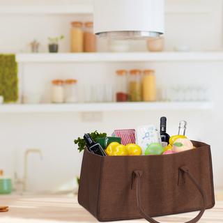 B2X Panier en feutre avec poignée  