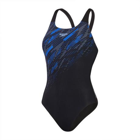 speedo  badeanzug, damen eco+ h-boom placem muscleb 