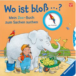 Wo ist bloß...? Mein Zoo-Buch zum Sachen suchen Orso, Kathrin Lena; Wetzel, Jutta (Illustrationen) Gebundene Ausgabe 