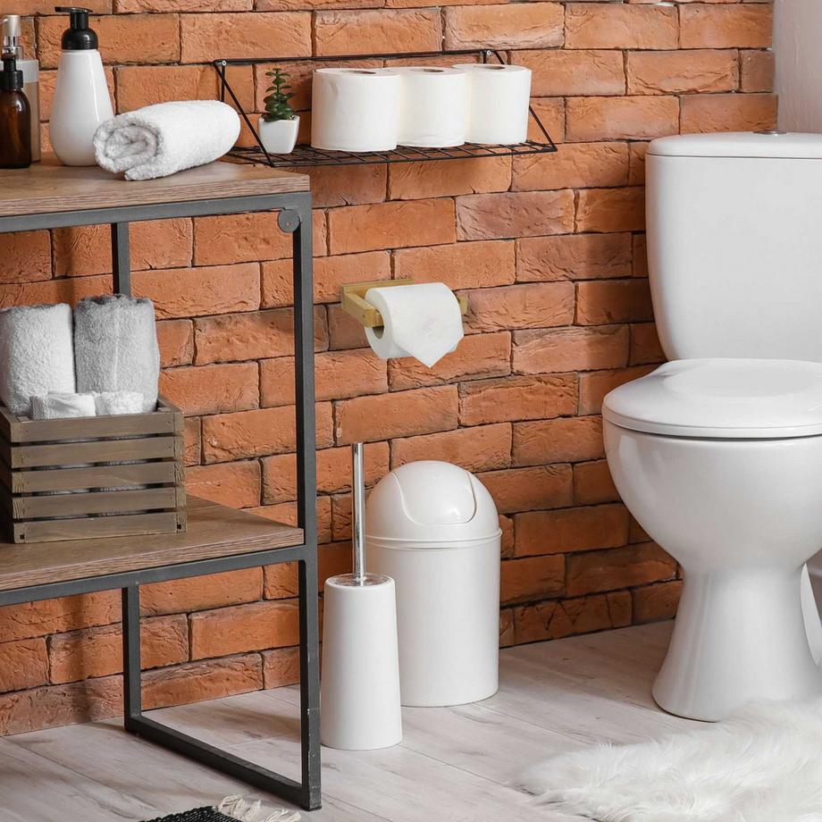 Northio  Toilettenpapierhalter Bambus 