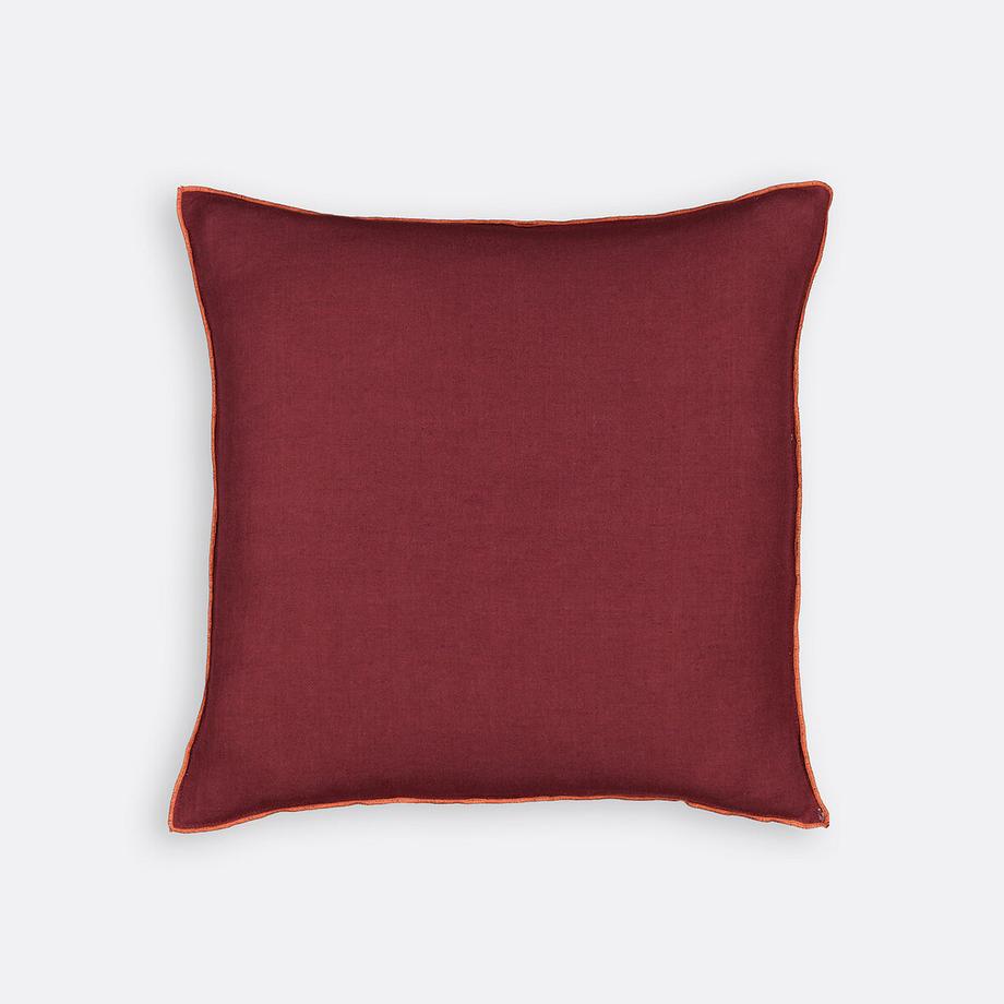 La Redoute Intérieurs Housse de coussin unie lin/coton  