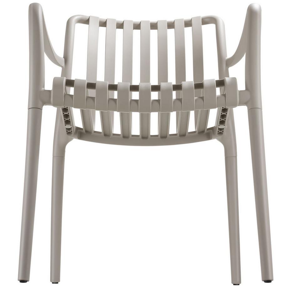 Tectake Chaises de jardin ALCUDIA résistant aux intempéries et aux UV  