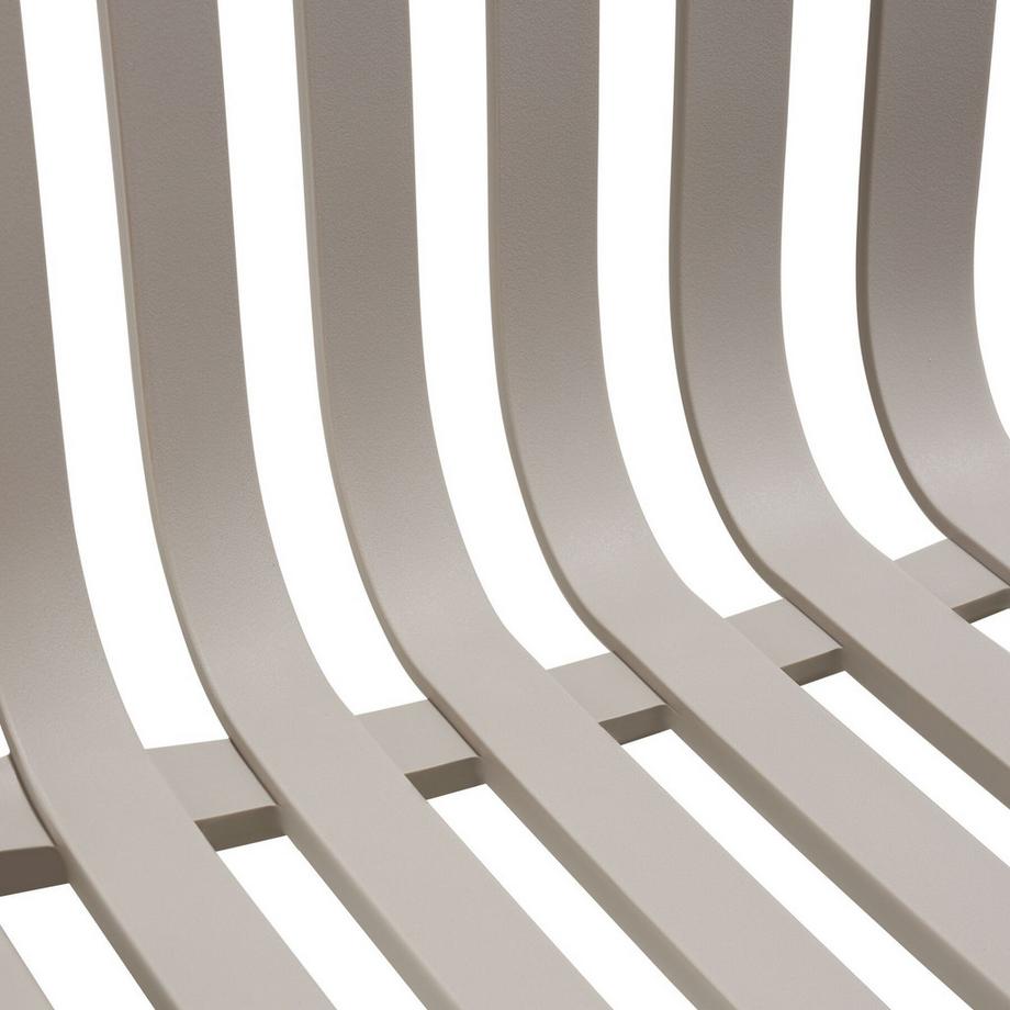Tectake Chaises de jardin ALCUDIA résistant aux intempéries et aux UV  