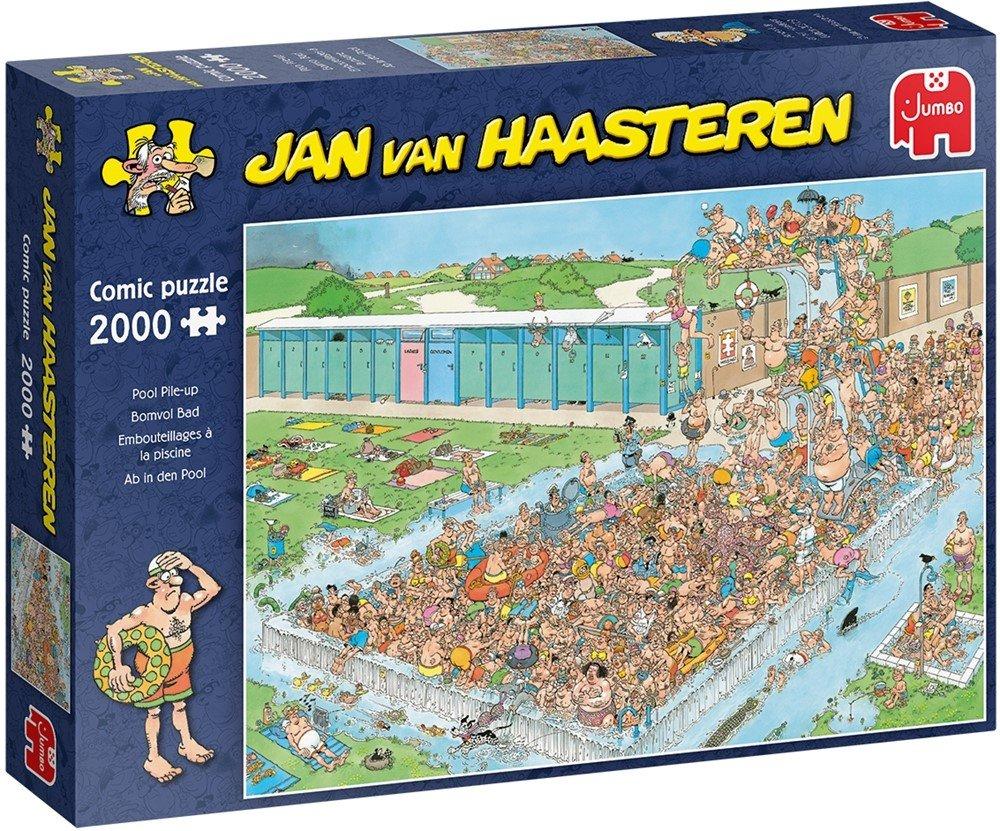 JUMBO  Jumbo-Puzzle Jan van Haasteren Bomvol Bad 2000 Teile 