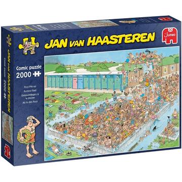 Jumbo-Puzzle Jan van Haasteren Bomvol Bad 2000 Teile
