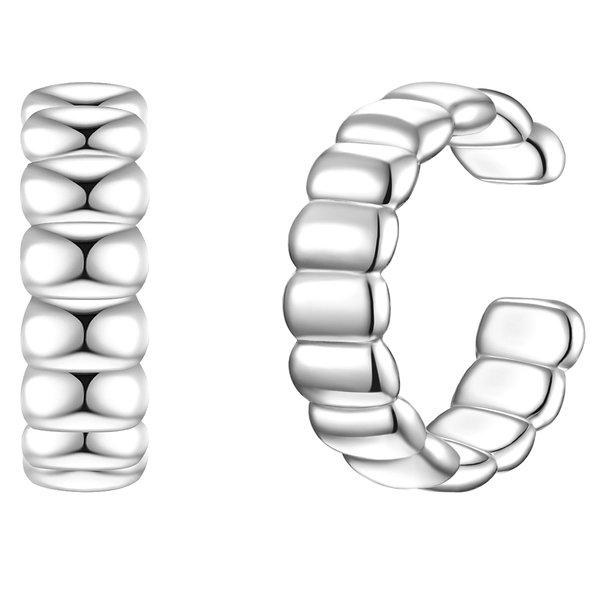 Image of Ohrklemme Unisex Silber 3MM