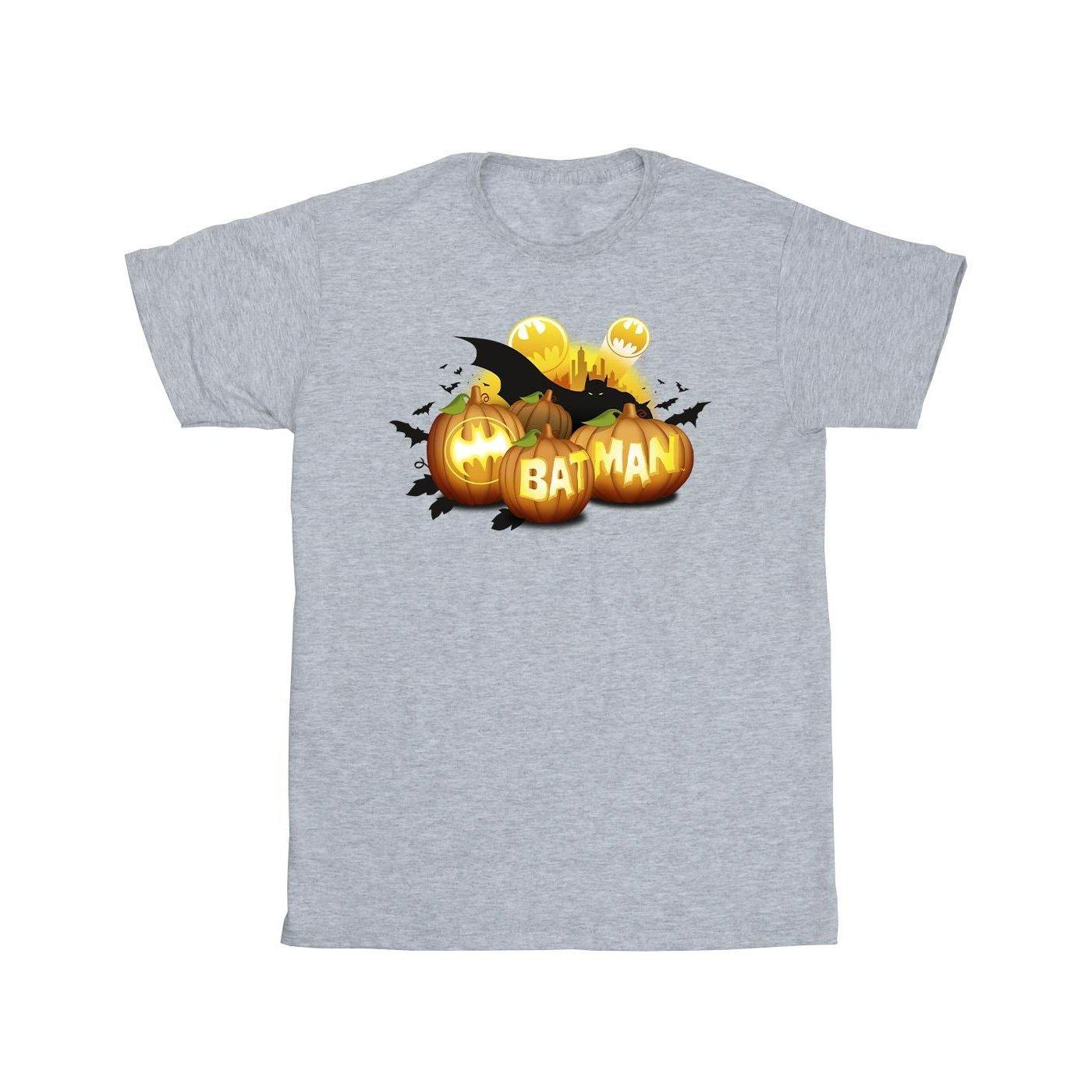 Image of Batman Pumpkins Tshirt Herren Grau 3XL
