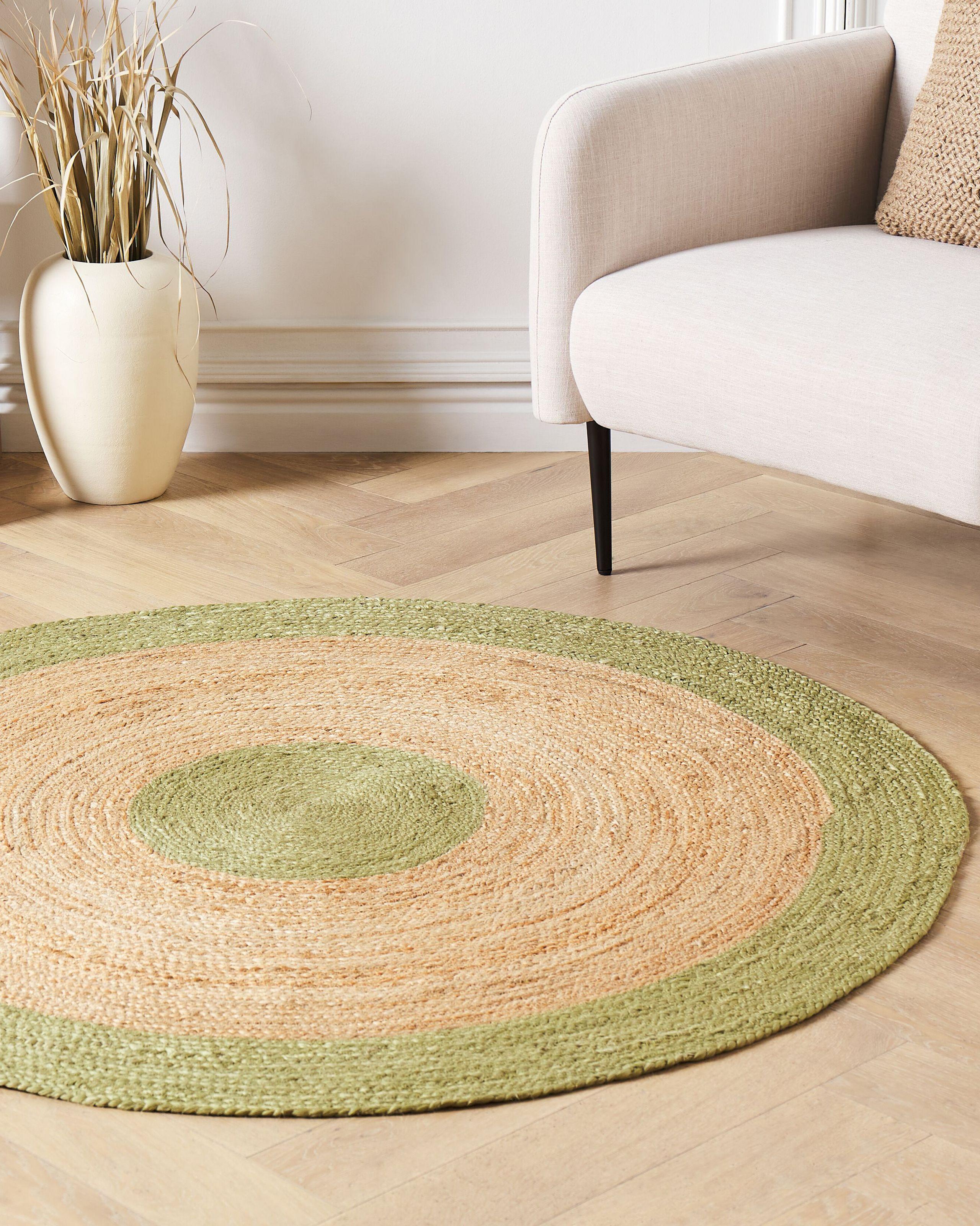 Beliani Tapis en Jute Boho YAYALAR  