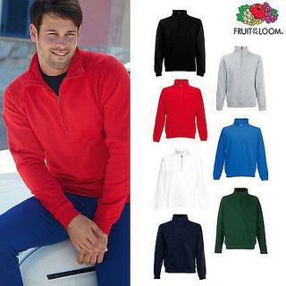 Fruit of the Loom  Prime Zip Neck Sweat 