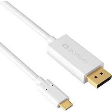sonero X-UCC021 1,5 m DisplayPort USB Typ-C Weiß