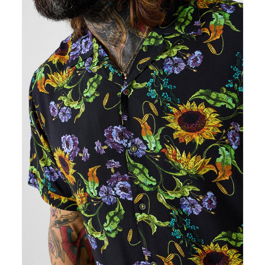 Joe Browns Chemise à Manches Courtes Imprimé Tournesol  