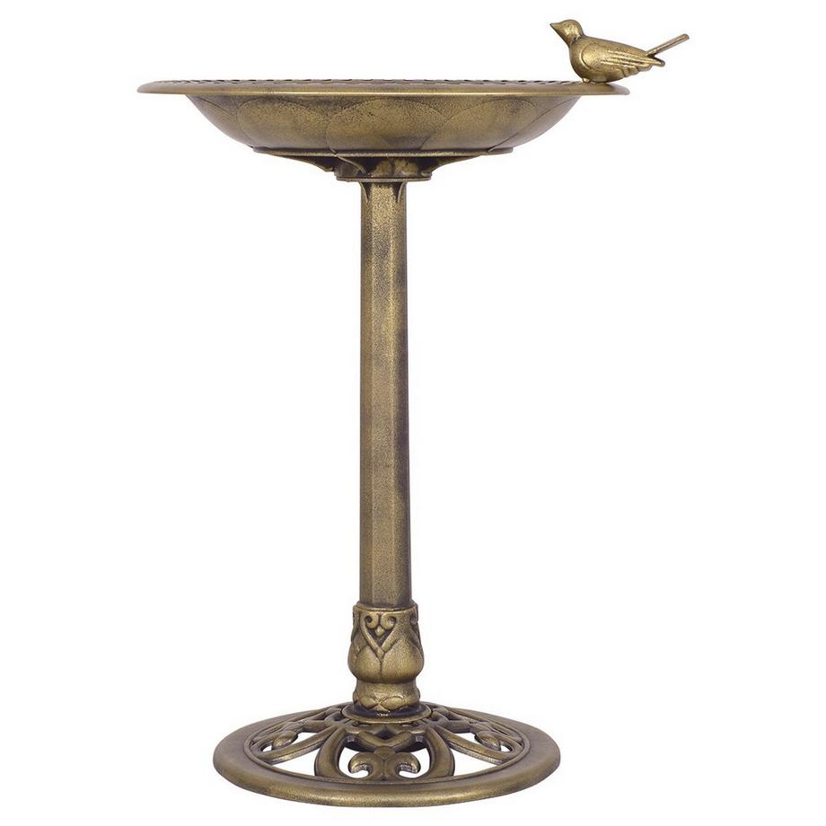 Northix  Vogelfutterstation Vogel Feeder Futterstation Vogelfutterspender stand 50 x 76 cm Bronze 