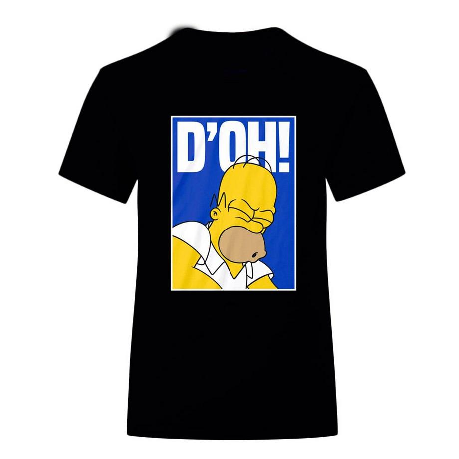 SIMPSONS Homer D'OH! T-Shirt Imprimé Graphique  