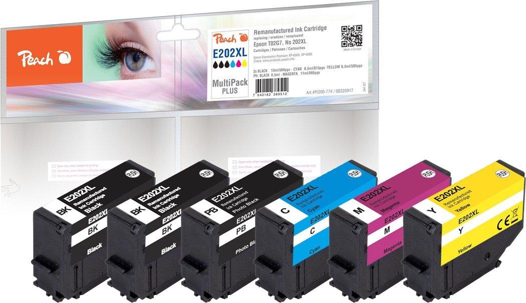 Peach  Epson No. 202XL, Multi-Pack-Plus 2x13, 4x8.5 ml 