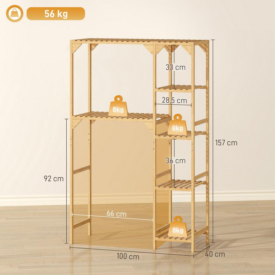 HOMCOM Waschmaschinenregal  