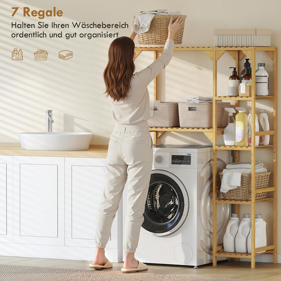 HOMCOM Waschmaschinenregal  