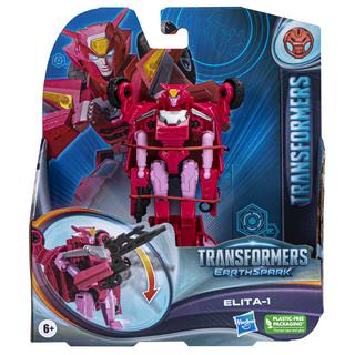 Hasbro  Transformers EarthSpark - Warrior Class, action figure di Elita-1 da 12,5 cm, giocattoli per bambini e bambine dai 6 anni in su 