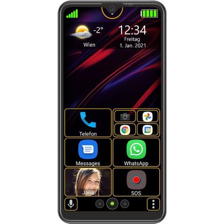 BEAFON  M6s premium Dual SIM (3/32GB, nero) 