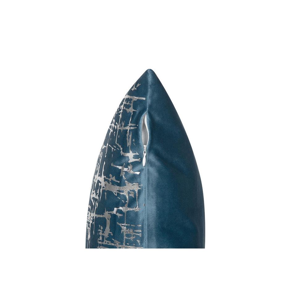 Beliani Dekokissen 2er Set aus Samtstoff Modern GARDENIA  