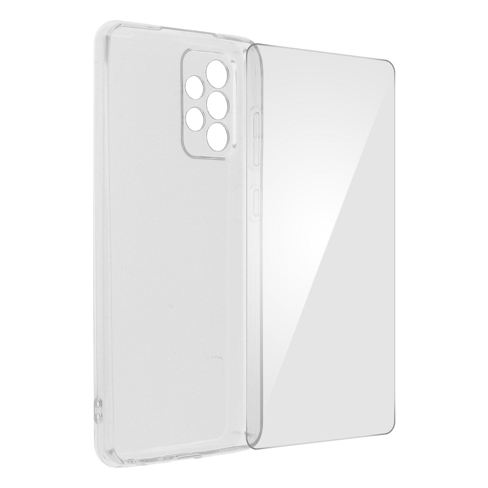 Image of Galaxy A72 Soft Cover + Hartglas