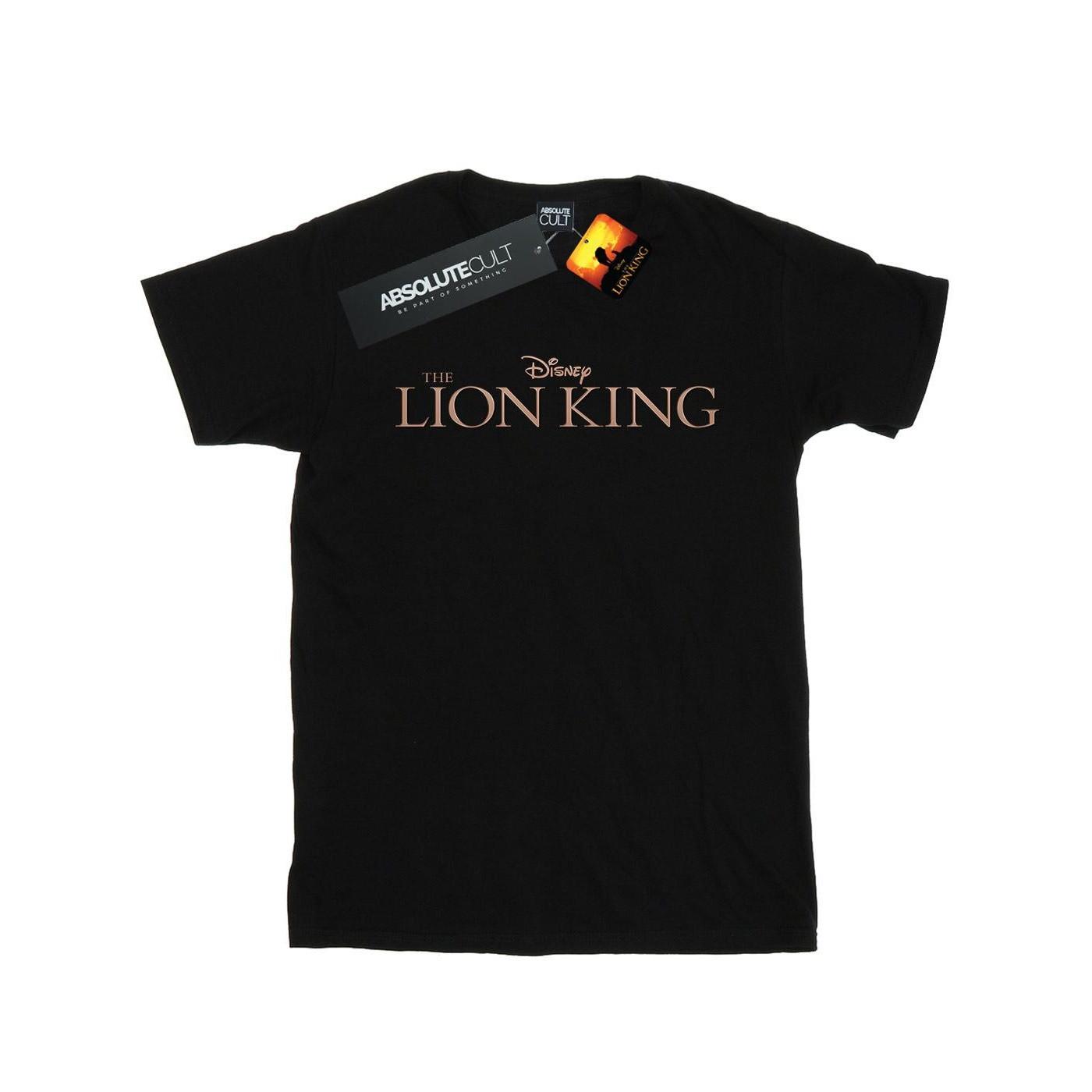 Image of The Lion King Movie Logo Tshirt Damen Schwarz XL