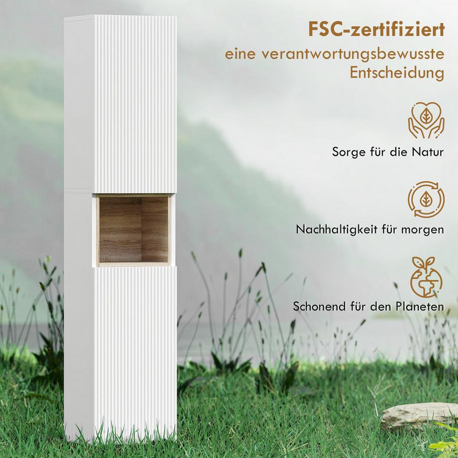 HOMCOM Badezimmerschrank  