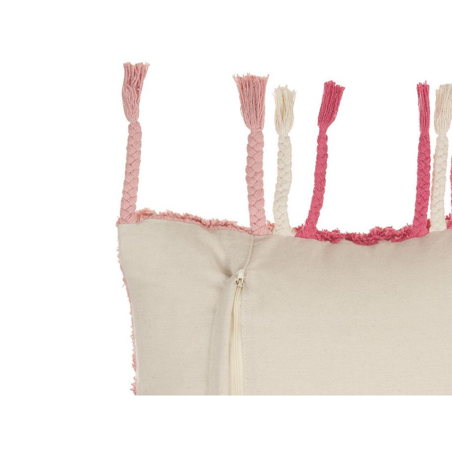 Beliani Dekokissen aus Baumwolle Boho BISTORTA  