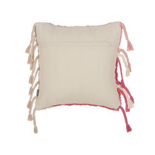 Beliani Coussin en Coton Boho BISTORTA  