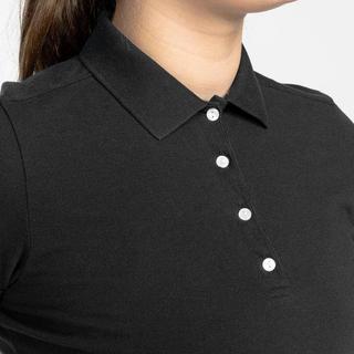 INESIS  Golf Poloshirt kurzarm MW100 Damen schwarz 